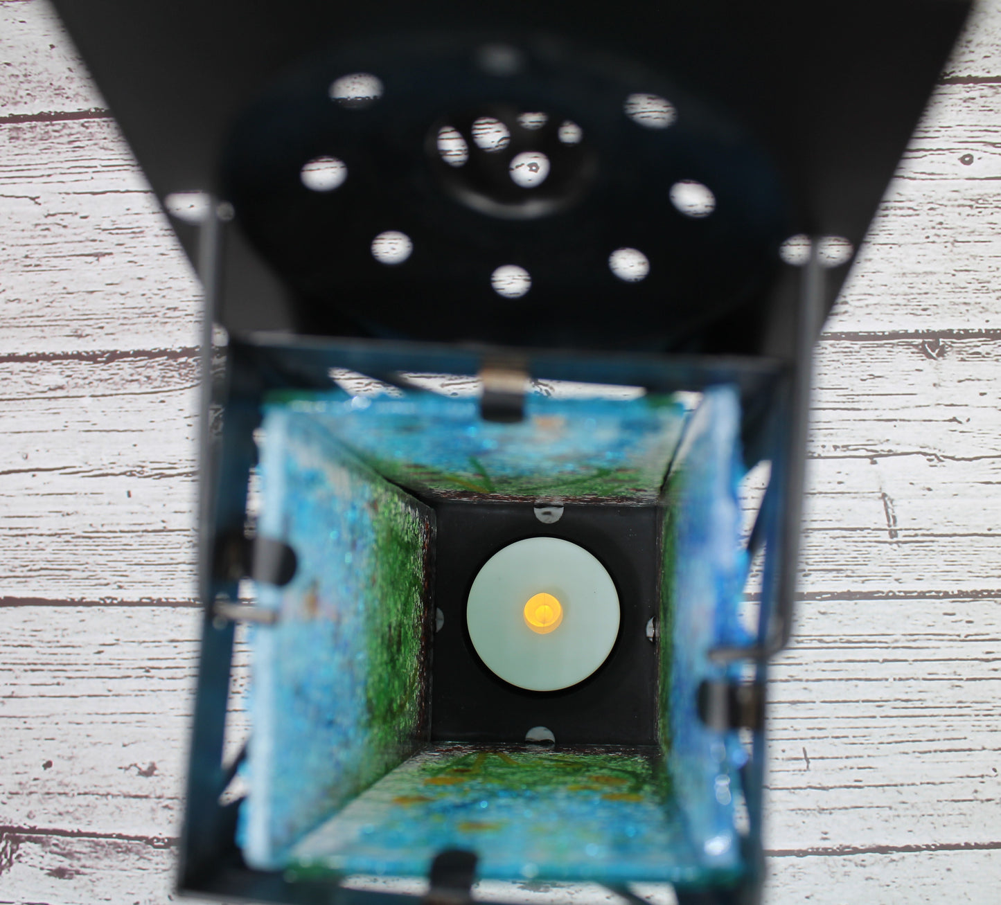 Flower Scene LED Lantern