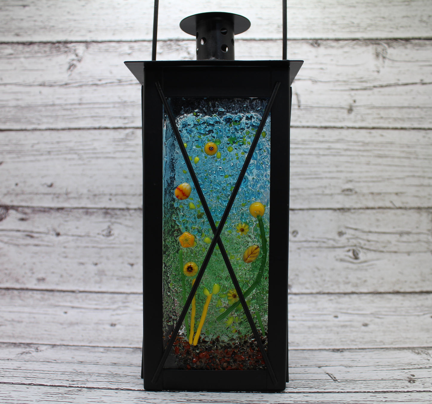 Flower Scene LED Lantern