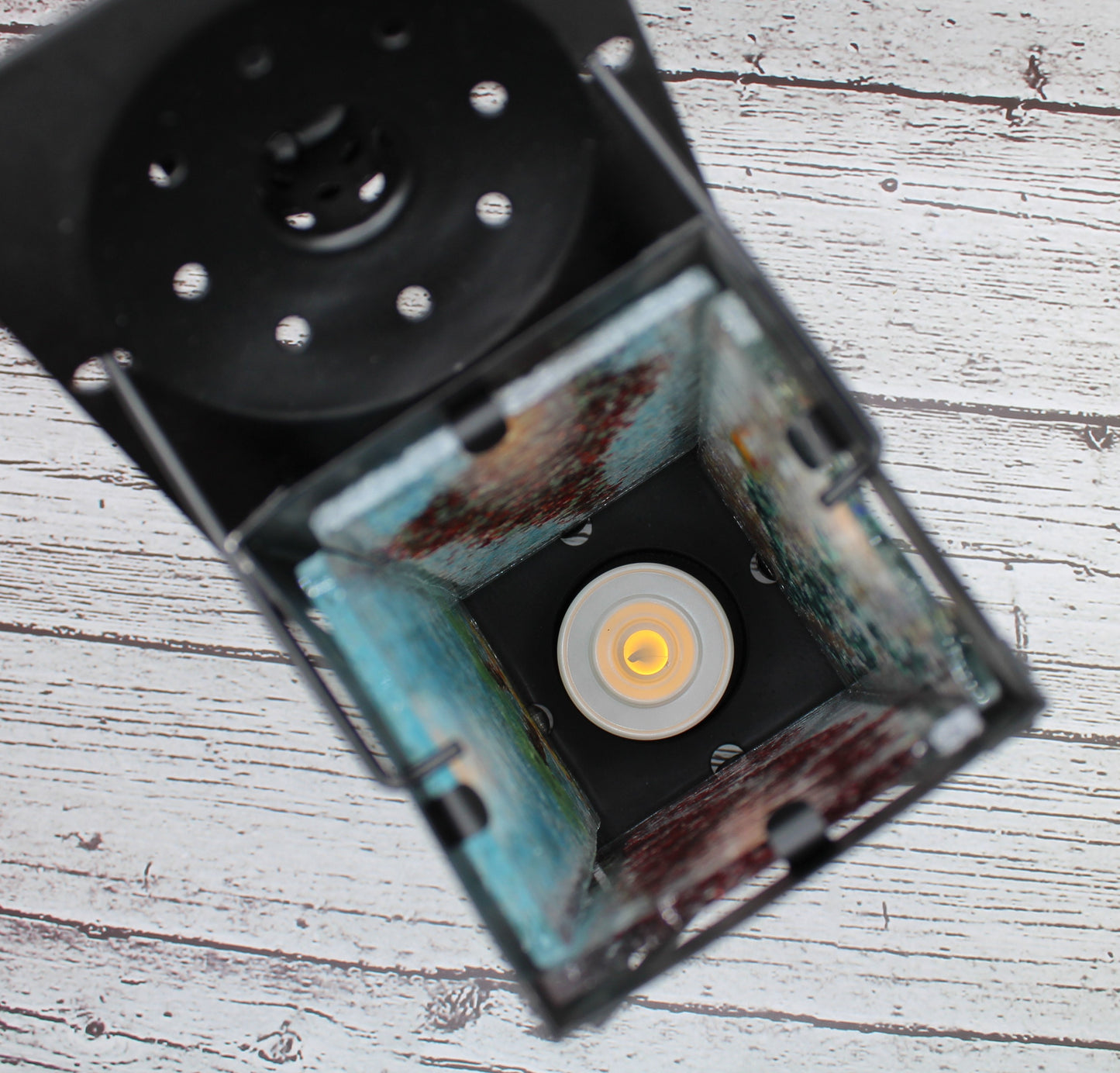 Tropical Scene LED Lantern