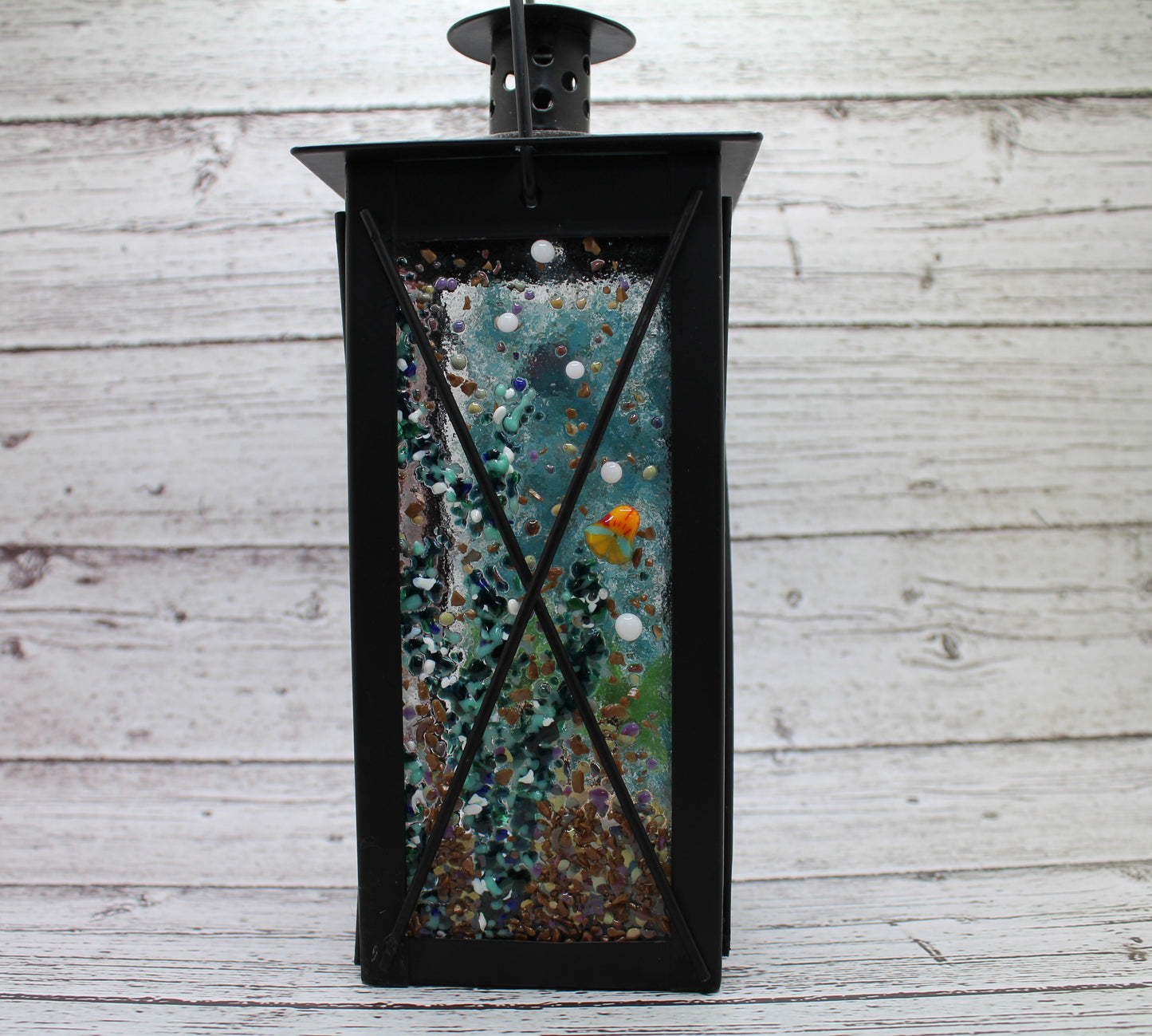 Tropical Scene LED Lantern