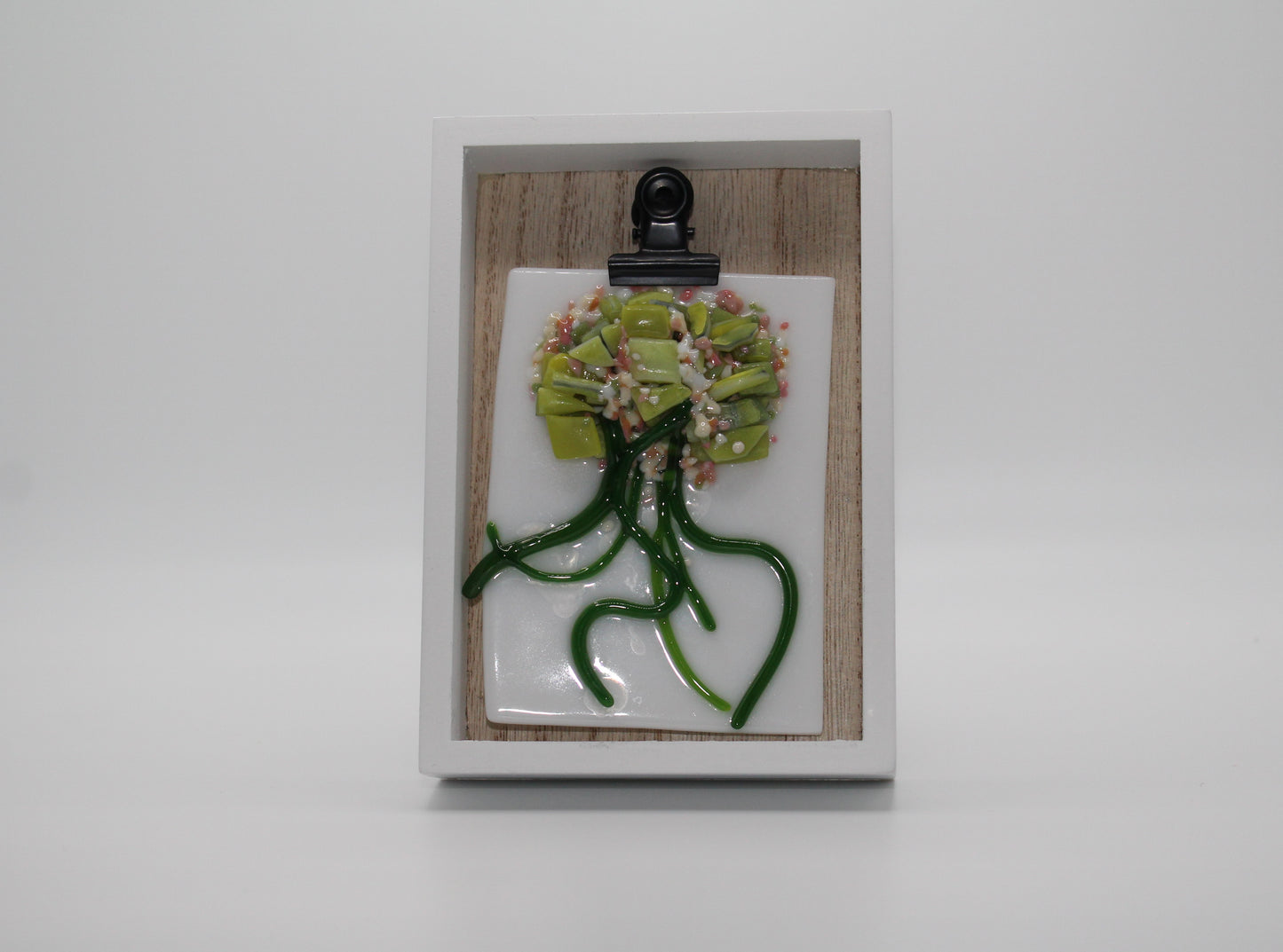 Green Jellyfish Framed